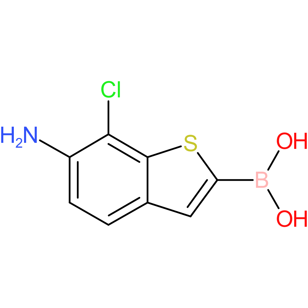 6-amino-7-chlorobenzothiophene-2-boronic acid