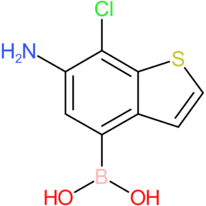 (6-amino-7-chloro-1-benzothiophen-4-yl)boronic acid