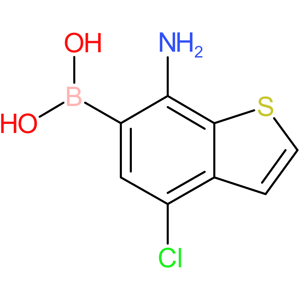 7-amino-4-chlorobenzothiophene-6-boronic acid