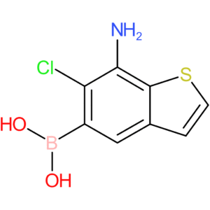 (7-amino-6-chloro-1-benzothiophen-5-yl)boronic acid