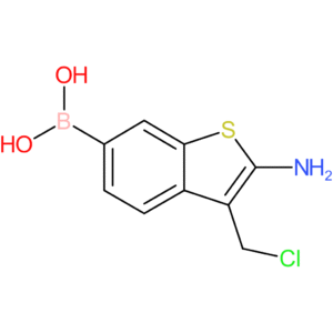 2-amino-3-(chloromethyl)benzothiophene-6-boronic acid