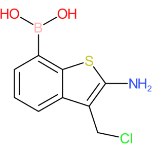 2-amino-3-(chloromethyl)benzothiophene-7-boronic acid