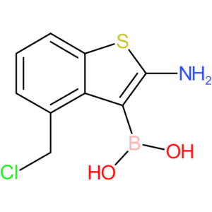 2-amino-4-(chloromethyl)benzothiophene-3-boronic acid