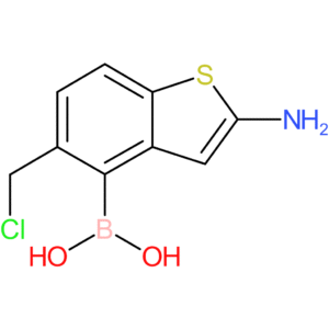 2-amino-5-(chloromethyl)benzothiophene-4-boronic acid