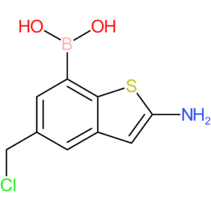 2-amino-5-(chloromethyl)benzothiophene-7-boronic acid