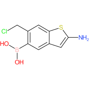 2-amino-6-(chloromethyl)benzothiophene-5-boronic acid