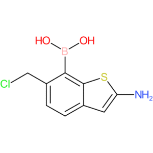 2-amino-6-(chloromethyl)benzothiophene-7-boronic acid