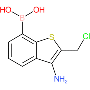 3-amino-2-(chloromethyl)benzothiophene-7-boronic acid