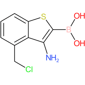 3-amino-4-(chloromethyl)benzothiophene-2-boronic acid