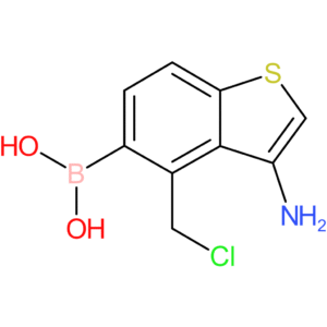 3-amino-4-(chloromethyl)benzothiophene-5-boronic acid