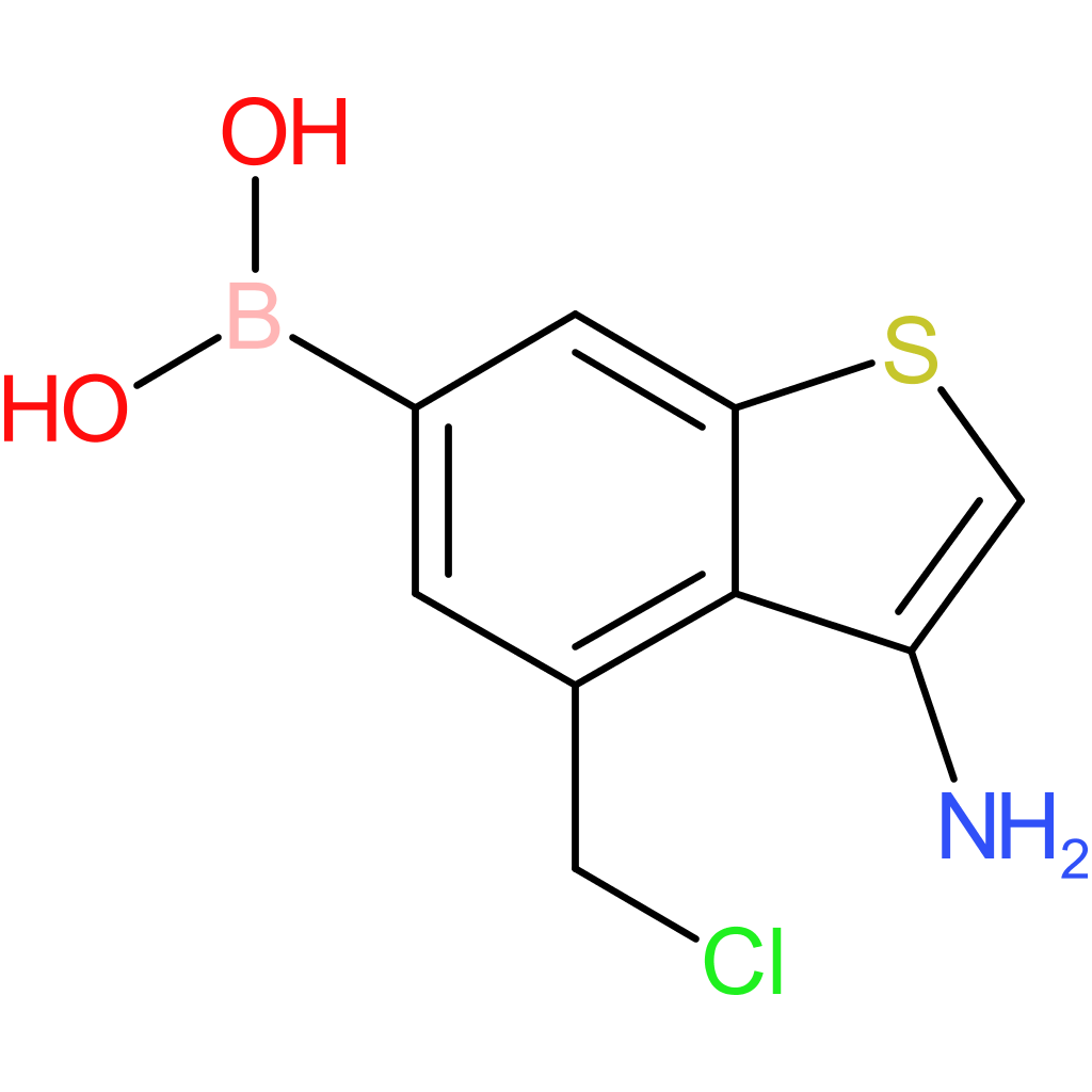 3-amino-4-(chloromethyl)benzothiophene-6-boronic acid