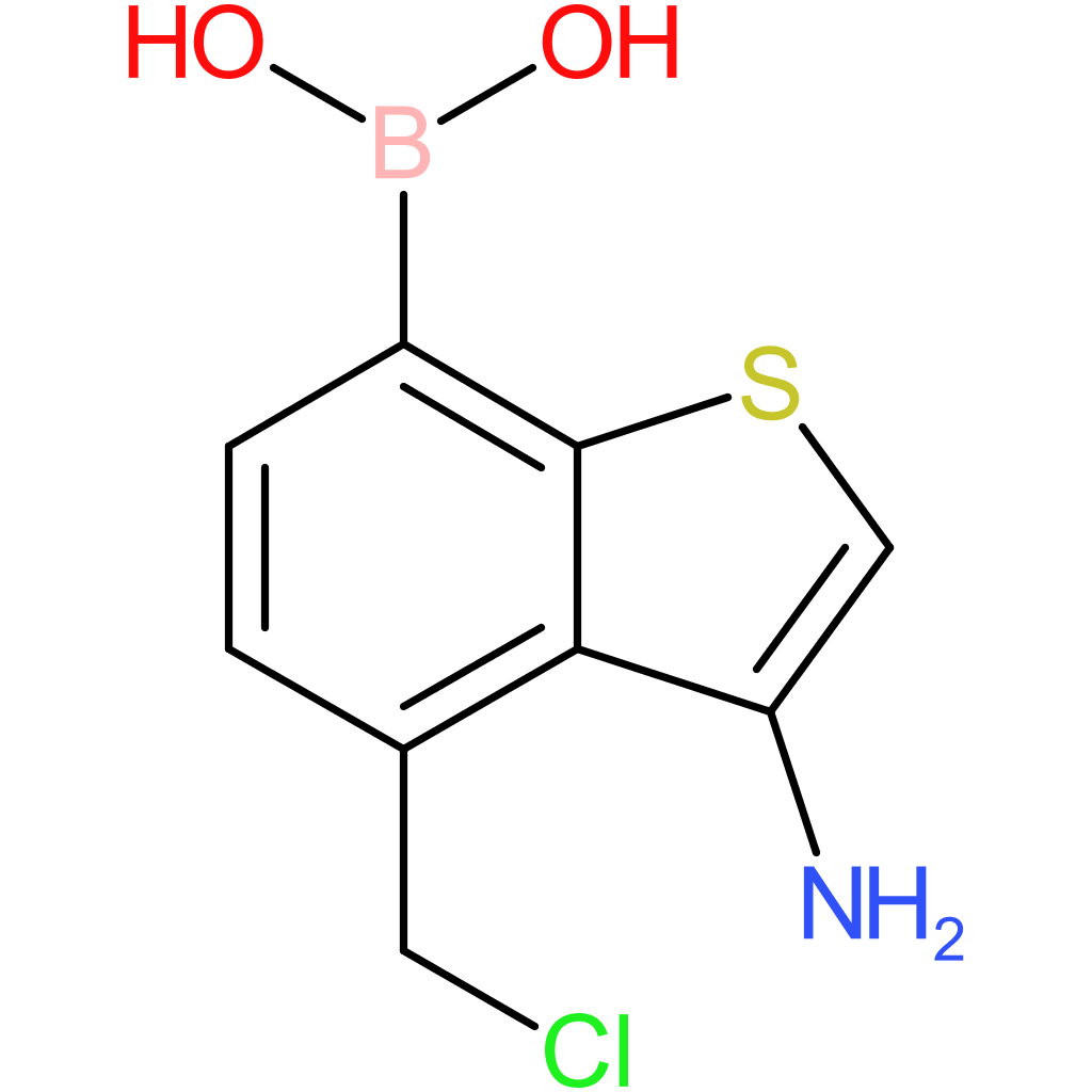 3-amino-4-(chloromethyl)benzothiophene-7-boronic acid