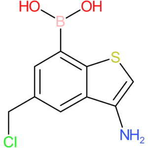 3-amino-5-(chloromethyl)benzothiophene-7-boronic acid