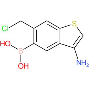 3-amino-6-(chloromethyl)benzothiophene-5-boronic acid