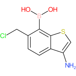 3-amino-6-(chloromethyl)benzothiophene-7-boronic acid