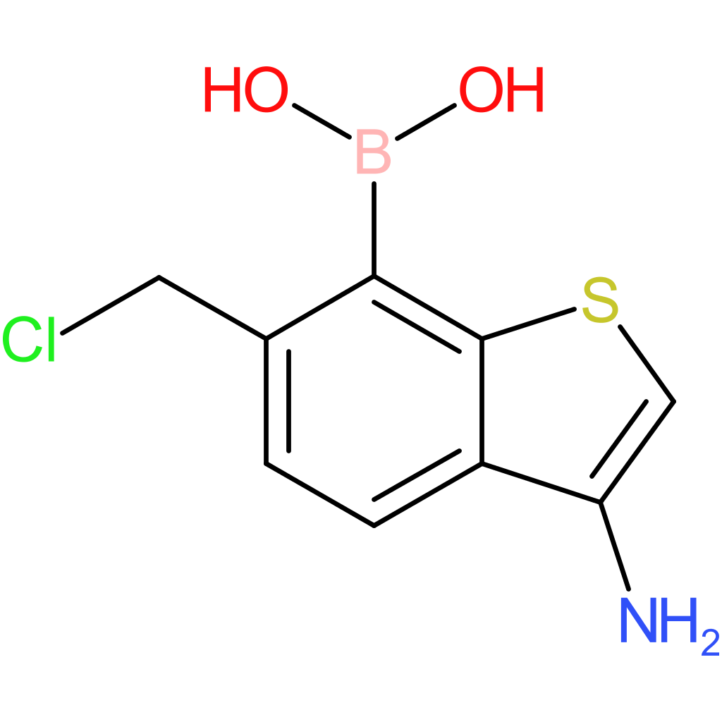3-amino-6-(chloromethyl)benzothiophene-7-boronic acid