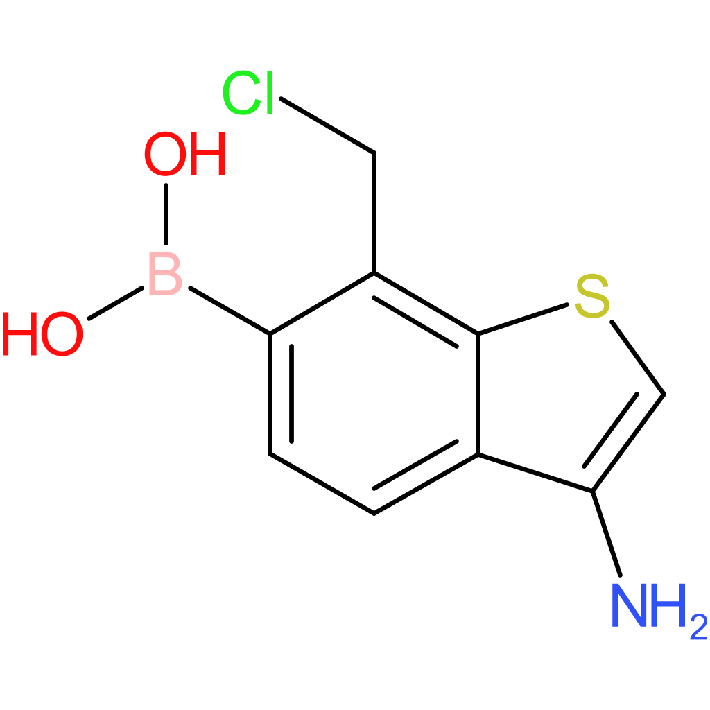 3-amino-7-(chloromethyl)benzothiophene-6-boronic acid