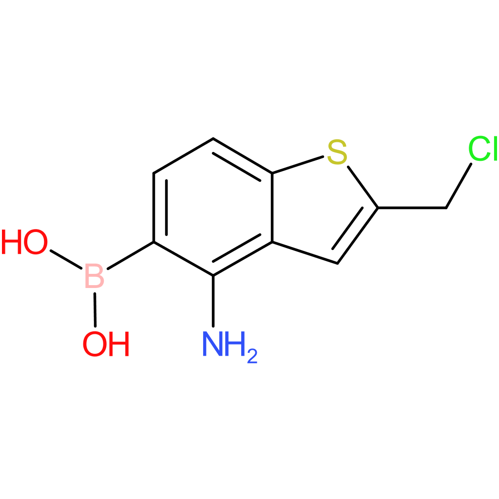 4-amino-2-(chloromethyl)benzothiophene-5-boronic acid