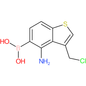 4-amino-3-(chloromethyl)benzothiophene-5-boronic acid