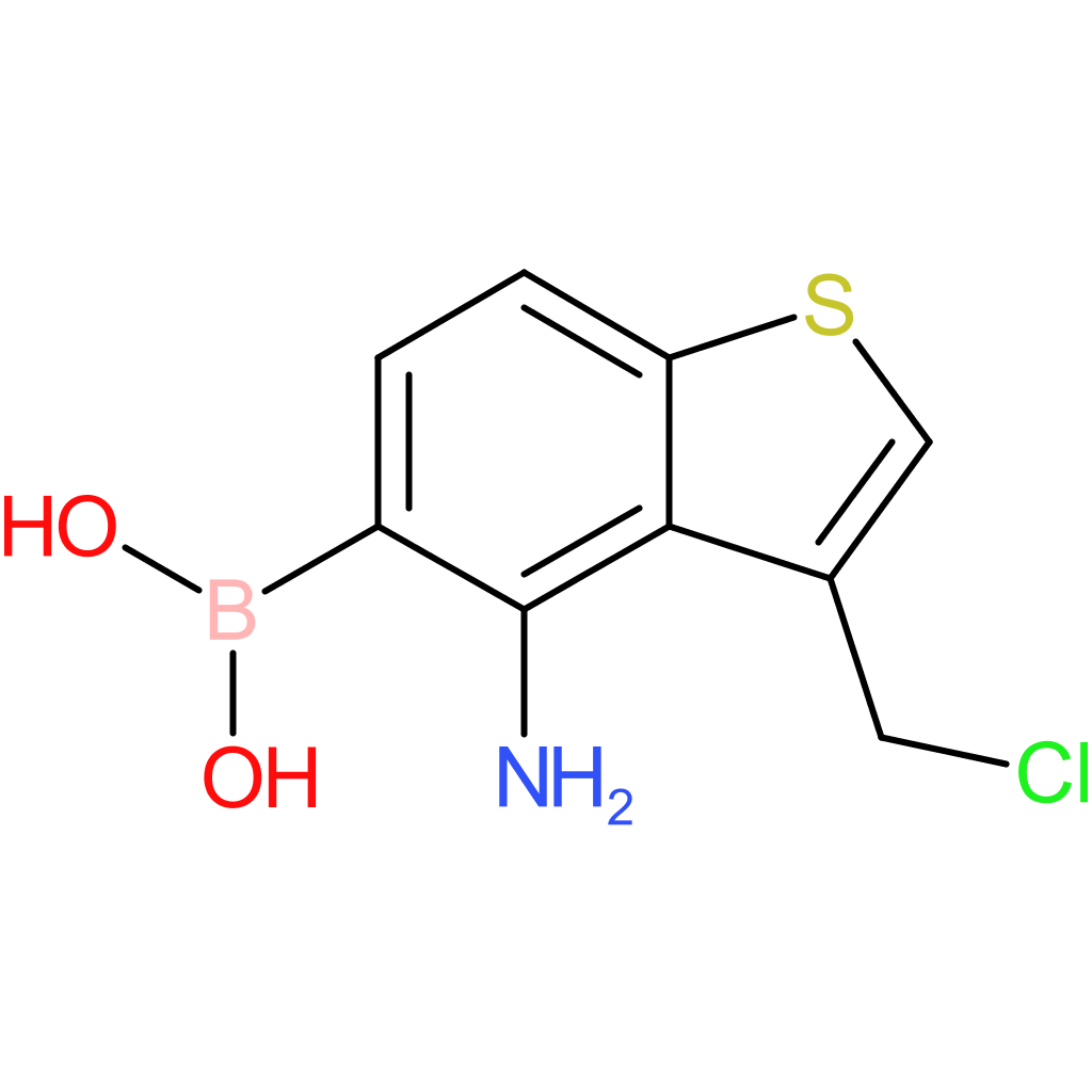 4-amino-3-(chloromethyl)benzothiophene-5-boronic acid