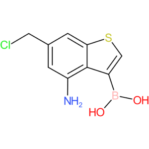 4-amino-6-(chloromethyl)benzothiophene-3-boronic acid