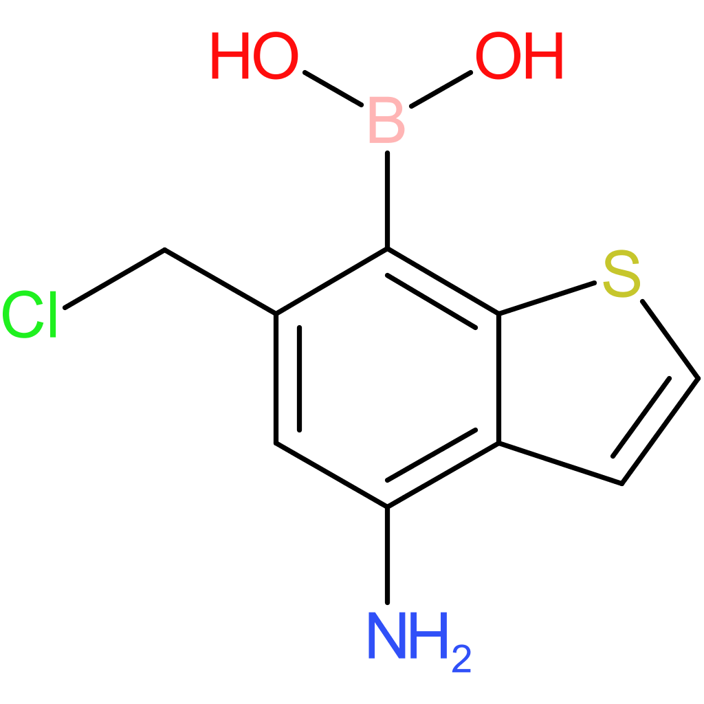 4-amino-6-(chloromethyl)benzothiophene-7-boronic acid