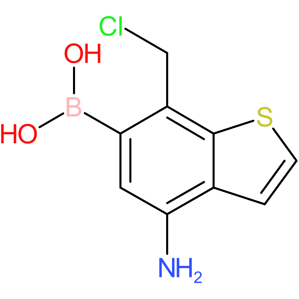 4-amino-7-(chloromethyl)benzothiophene-6-boronic acid