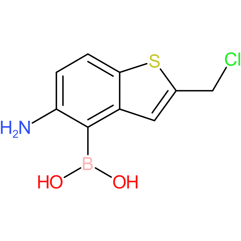 5-amino-2-(chloromethyl)benzothiophene-4-boronic acid