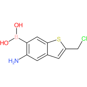 5-amino-2-(chloromethyl)benzothiophene-6-boronic acid
