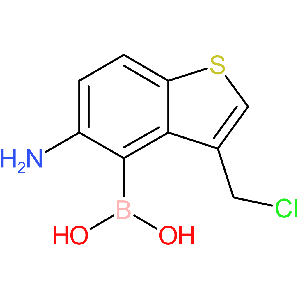 5-amino-3-(chloromethyl)benzothiophene-4-boronic acid