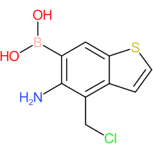 5-amino-4-(chloromethyl)benzothiophene-6-boronic acid