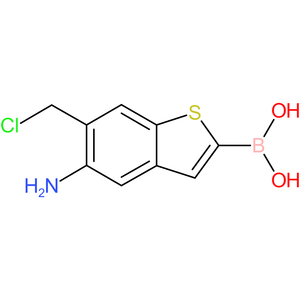 5-amino-6-(chloromethyl)benzothiophene-2-boronic acid