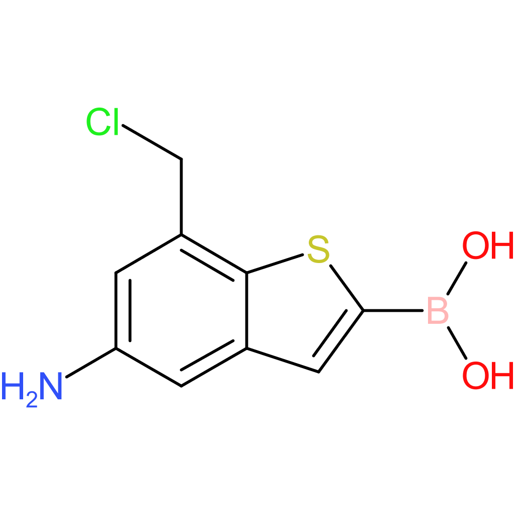 5-amino-7-(chloromethyl)benzothiophene-2-boronic acid