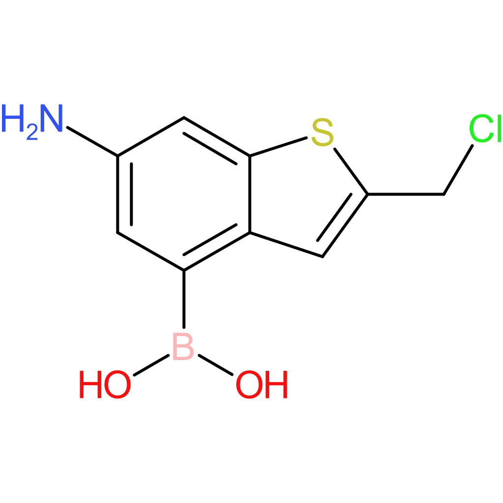 6-amino-2-(chloromethyl)benzothiophene-4-boronic acid