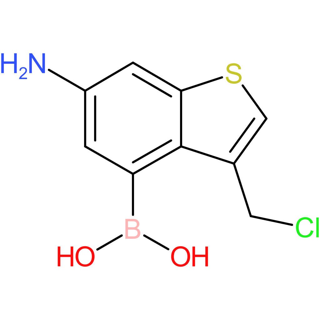 6-amino-3-(chloromethyl)benzothiophene-4-boronic acid