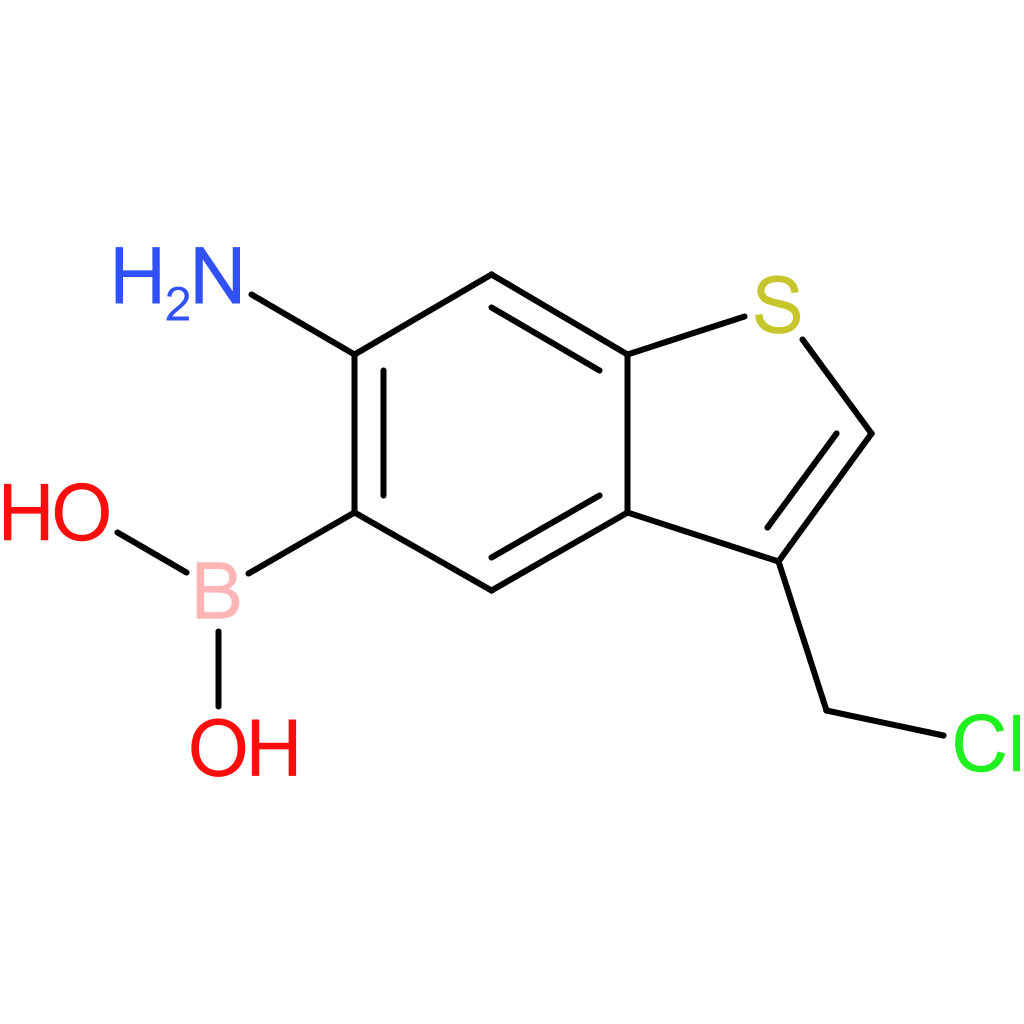 6-amino-3-(chloromethyl)benzothiophene-5-boronic acid