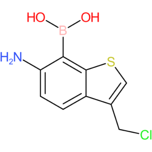 6-amino-3-(chloromethyl)benzothiophene-7-boronic acid