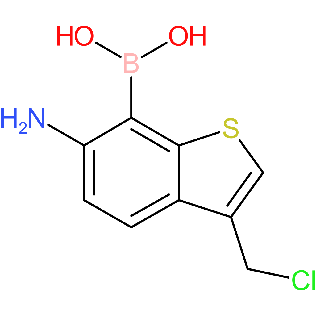 6-amino-3-(chloromethyl)benzothiophene-7-boronic acid