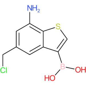 7-amino-5-(chloromethyl)benzothiophene-3-boronic acid