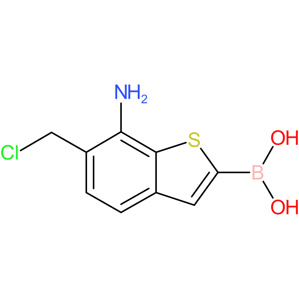7-amino-6-(chloromethyl)benzothiophene-2-boronic acid