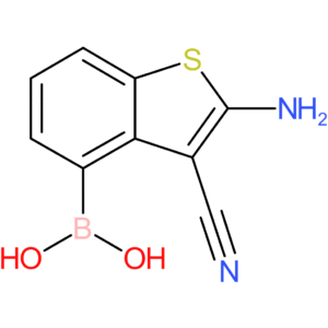 2-amino-3-cyanobenzothiophene-4-boronic acid