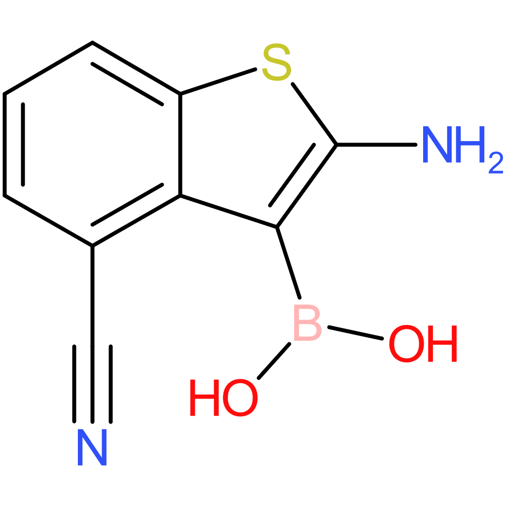 2-amino-4-cyanobenzothiophene-3-boronic acid