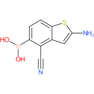 2-amino-4-cyanobenzothiophene-5-boronic acid