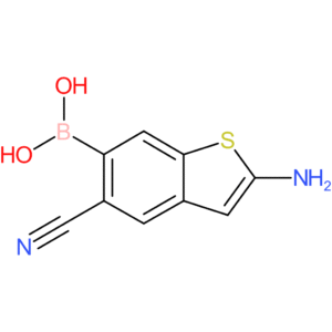 2-amino-5-cyanobenzothiophene-6-boronic acid
