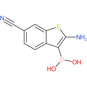 2-amino-6-cyanobenzothiophene-3-boronic acid