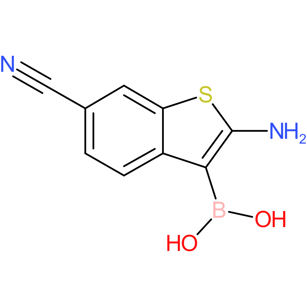 2-amino-6-cyanobenzothiophene-3-boronic acid