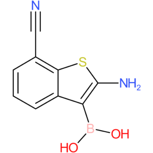 2-amino-7-cyanobenzothiophene-3-boronic acid