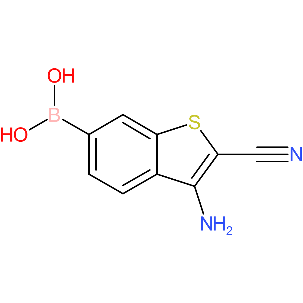3-amino-2-cyanobenzothiophene-6-boronic acid