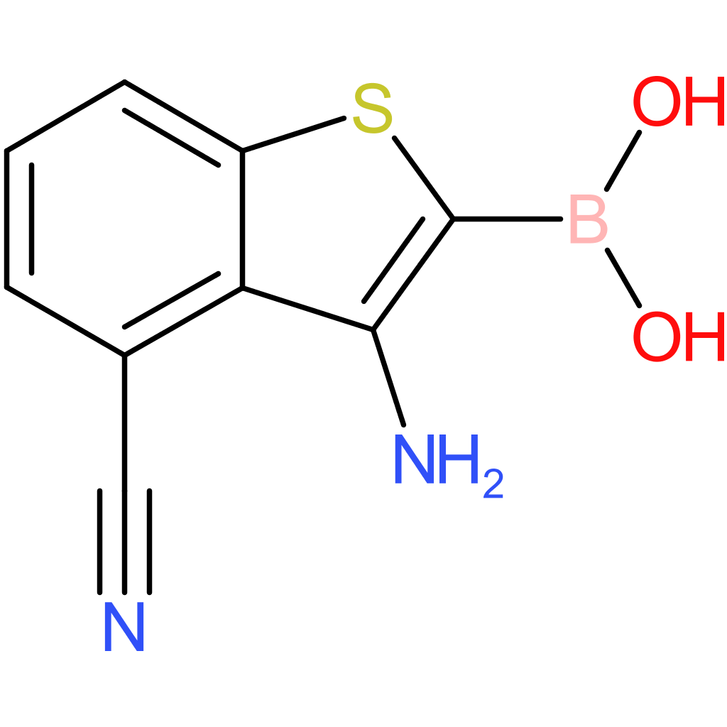 3-amino-4-cyanobenzothiophene-2-boronic acid
