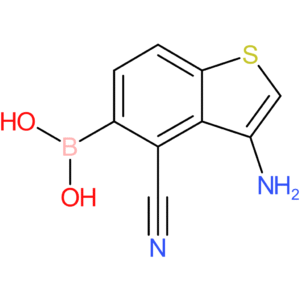 3-amino-4-cyanobenzothiophene-5-boronic acid